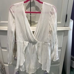 Beautiful Surplice Romper